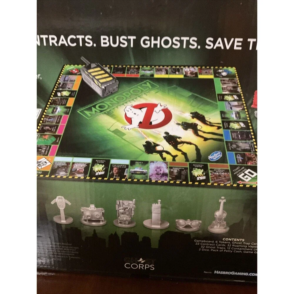 Monopoly Game: Ghostbusters Edition with Theme Song Fast-Dealing Property Game